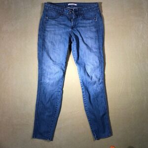 Rich & Skinny Jeans Womens 29 Blue Stretch Mid Rise Skinny Leg Denim Made in USA